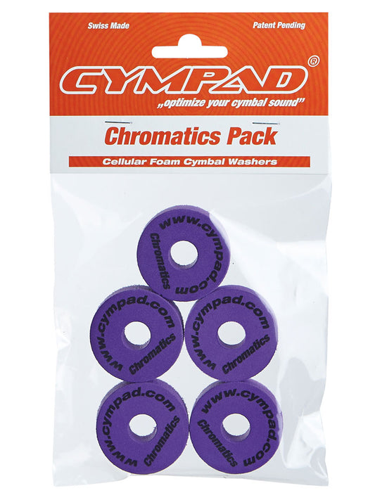 Cympad Chromatics Purple Cymbal Pad 5 Pack