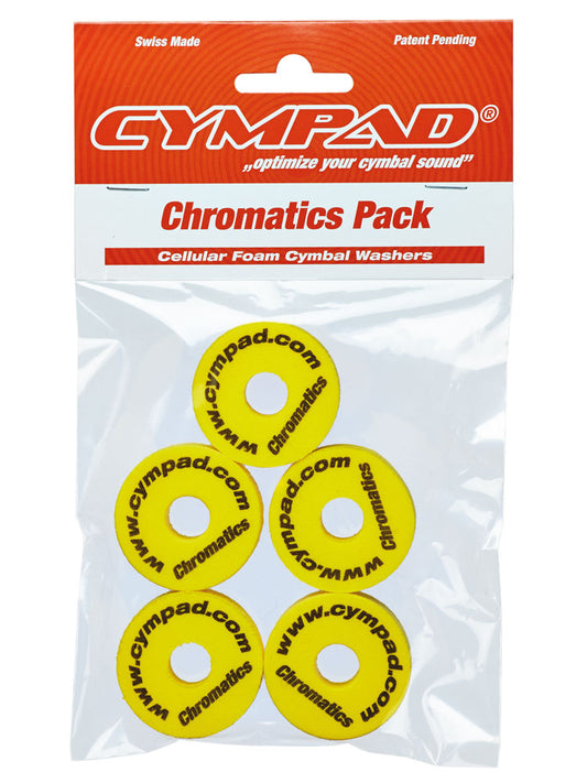 Cympad Chromatics Yellow Cymbal Pad 5 Pack