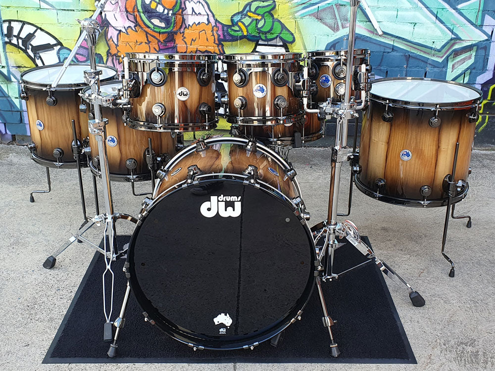 DW Collector's Series Exotic Pure Tasmanian 22" 8 Piece Shell Pack