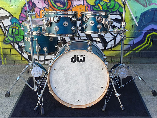 DW Collector's Series Pure Birch Satin Oil 20" 4 Piece Shell Kit - Azure