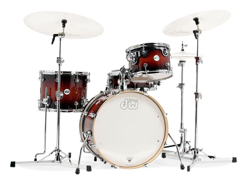 DW Design Series Frequent Flyer 20" 4 Piece Shell Kit - Tobacco Burst
