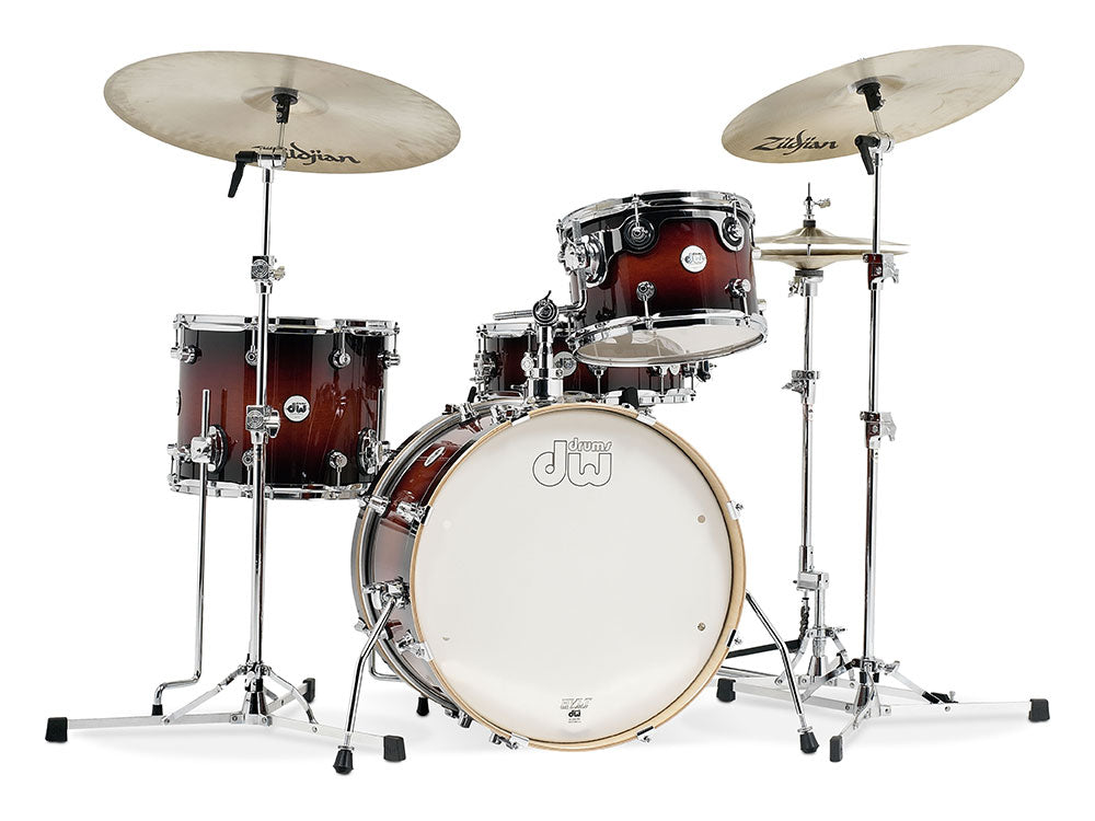 DW Design Series Frequent Flyer 20" 4 Piece Shell Pack - Tobacco Burst