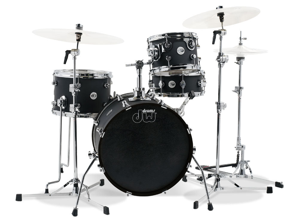 DW Design Series Mini Pro 18" 4 Piece Shell Kit - Black Satin