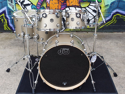 DW Performance Satin Oil 22" 5 Piece Shell Kit - Gold Mist