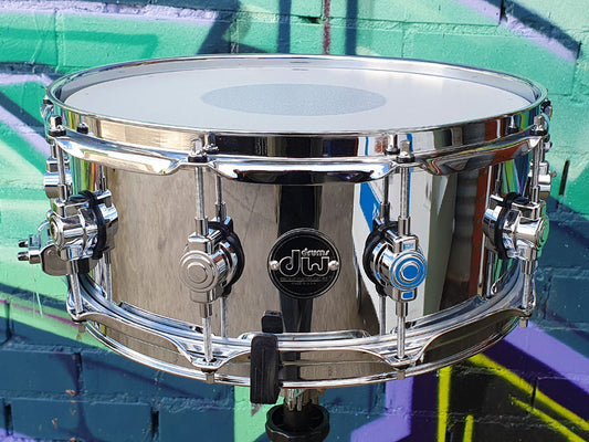 DW Performance Series 14" x 5.5" Chrome over Steel Snare Drum