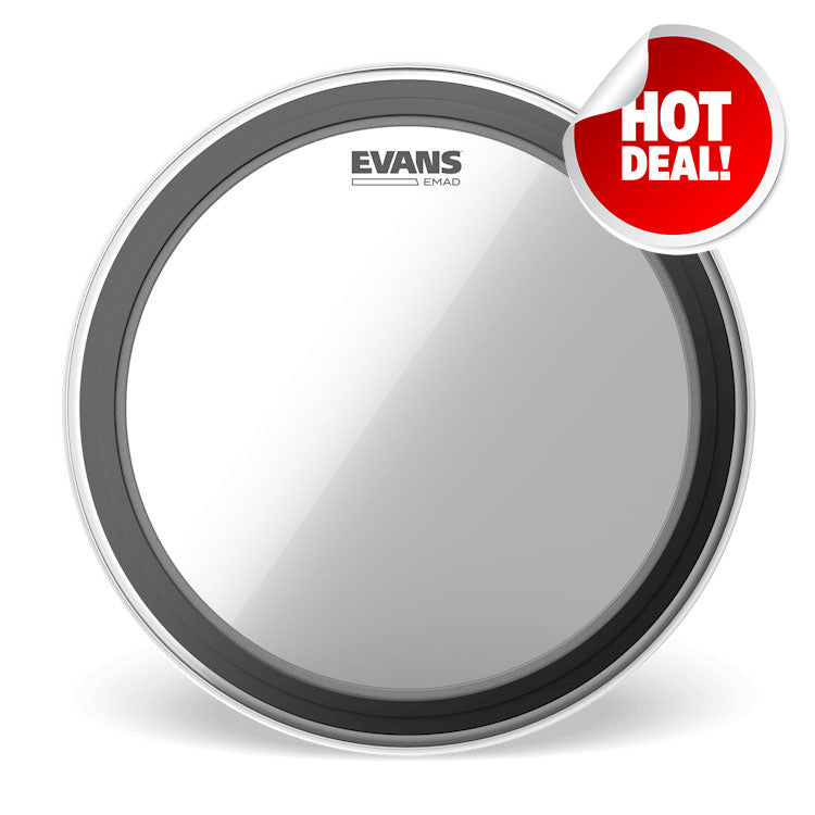 Evans EMAD Clear 22" Bass Drum Head