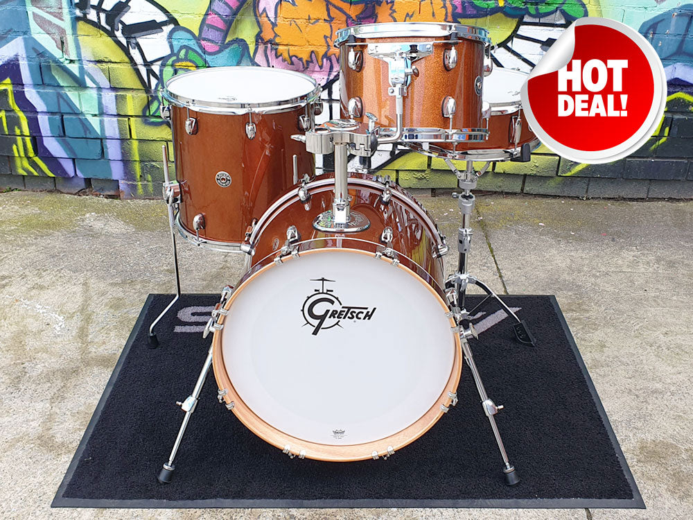 Gretsch Catalina Club 18" 4 Piece Shell Pack - Bronze Sparkle