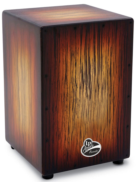 Latin Percussion Aspire Accent Wire Cajon Sunburst Streak
