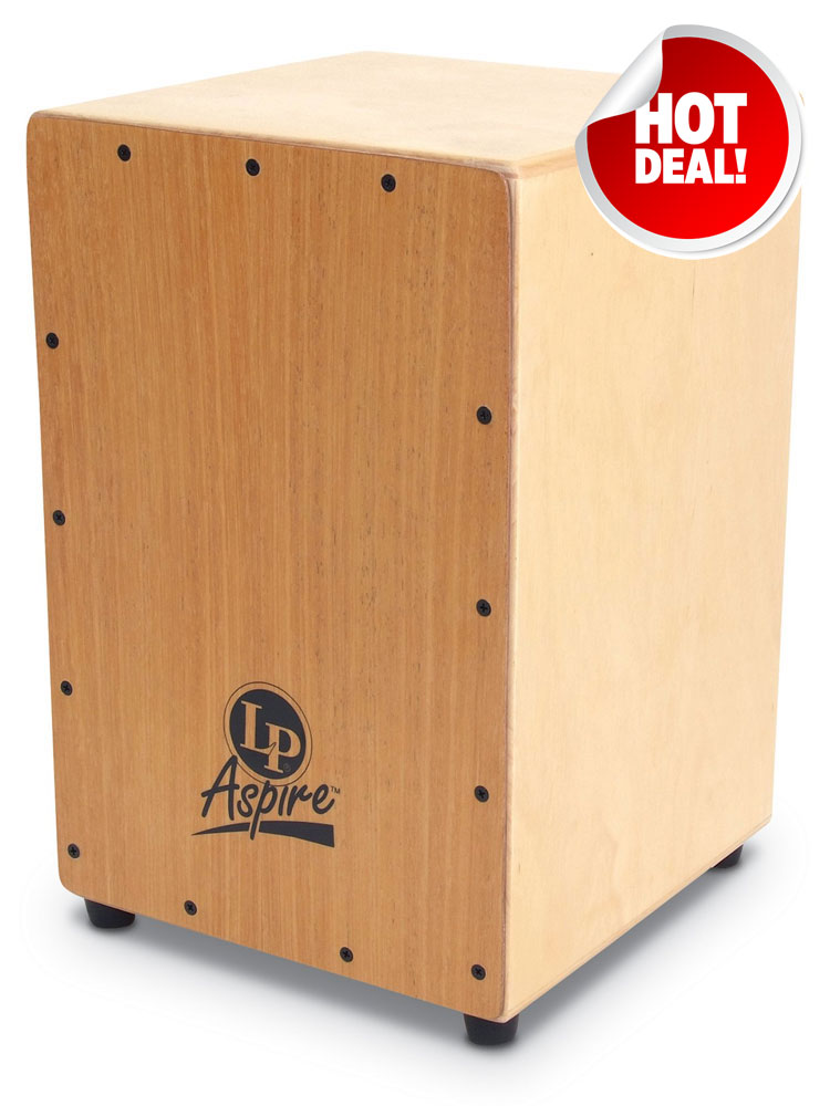 Latin Percussion Aspire Natural Wire Cajon