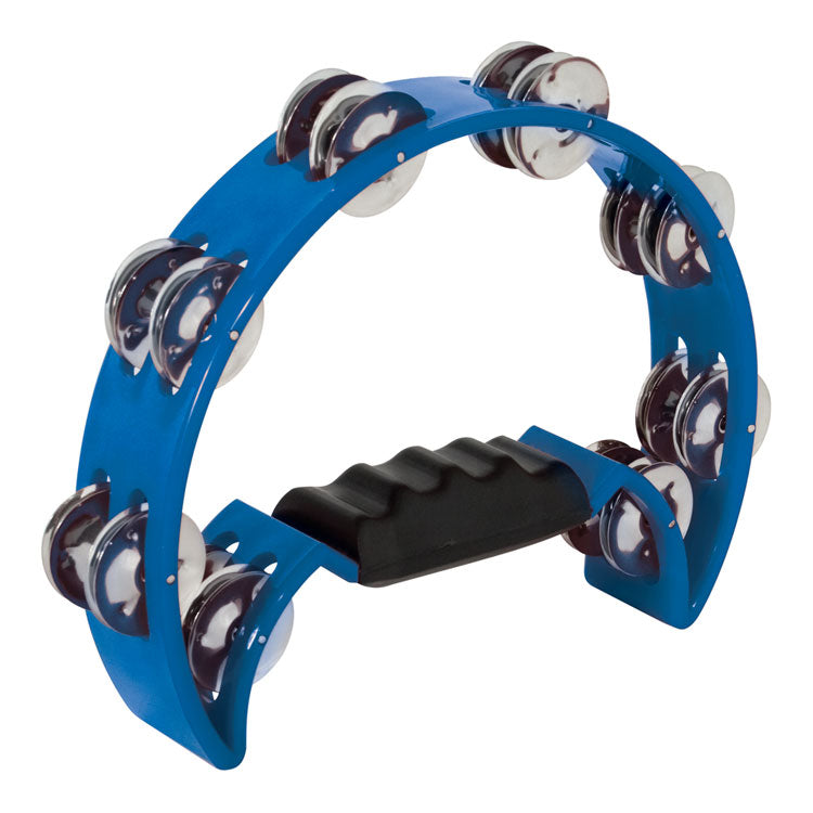 Mano Percussion Half Moon Tambourine Blue