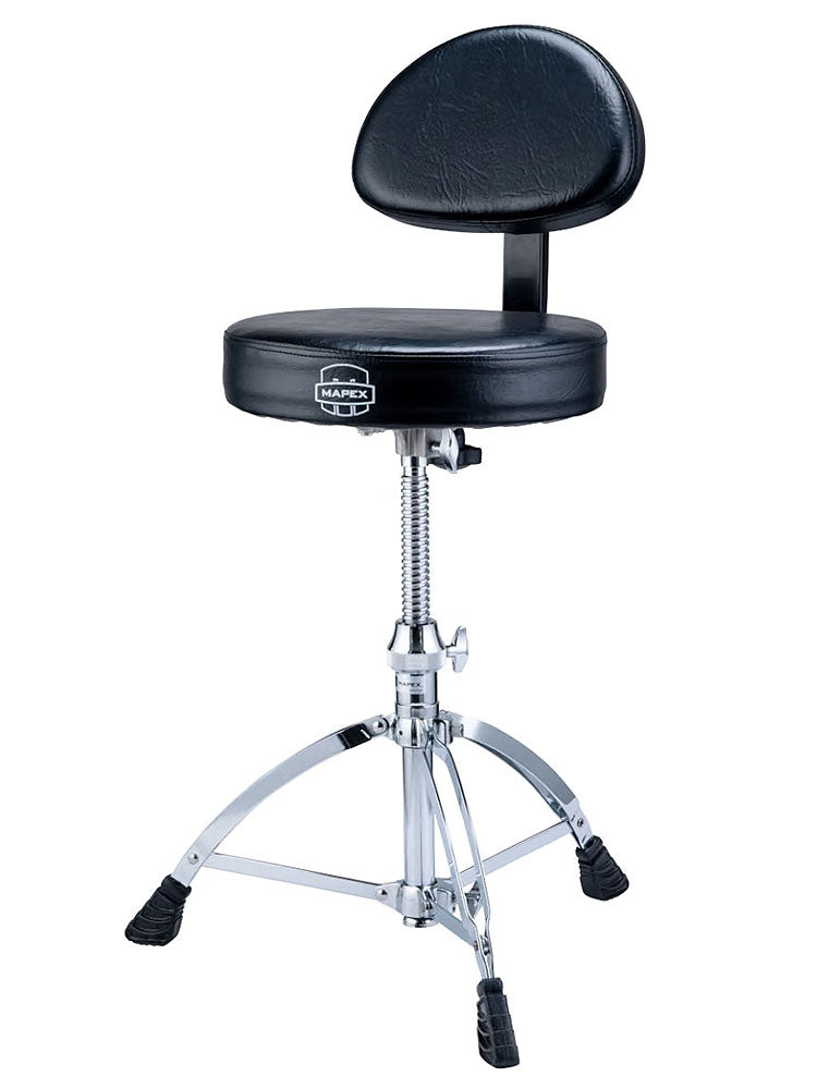 Mapex 700 Series Round Top Drum Throne with Backrest