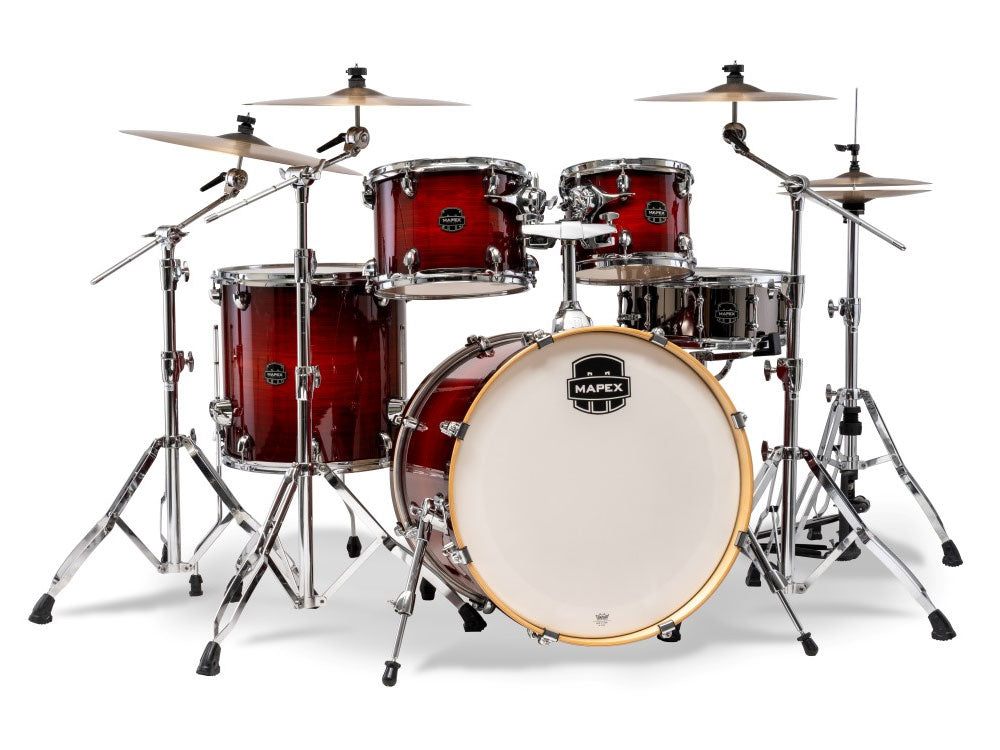Mapex Armory 22" 5 Piece Rock Drum Kit - Red Onyx Burst
