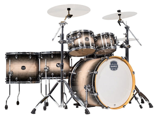 Mapex Armory 22" 6 Piece Limited Edition Studioease Fast Drum Kit - Black Burst
