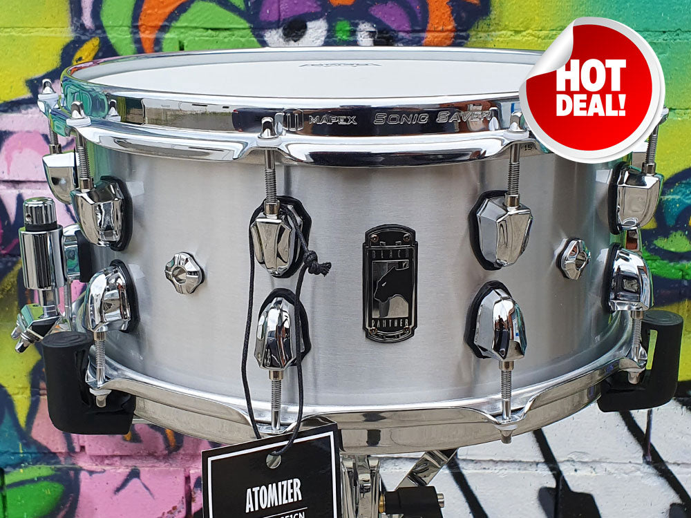 Mapex Black Panther Atomizer 14" x 6.5" Aluminum Snare Drum
