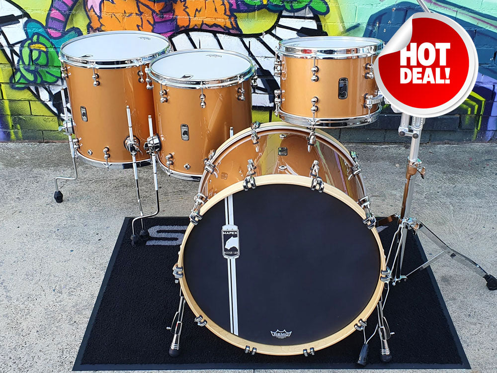 Mapex Black Panther Design Lab Cherry Bomb 22" 4 Piece Shell Pack - Transparent Copper