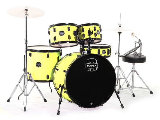 Mapex Prodigy Limited Edition 20" 5 Piece Drum Kit - Lemon Yellow