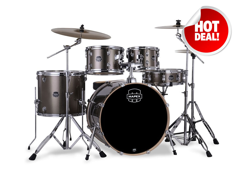 Mapex Venus 22" 5 Piece Drum Kit - Copper Metallic
