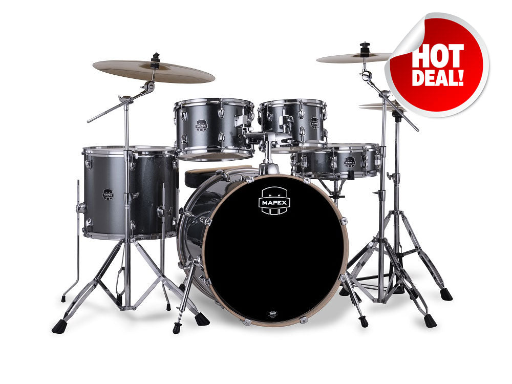 Mapex Venus 22" 5 Piece Drum Kit - Steel Blue Metallic