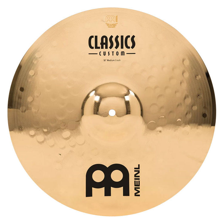 Meinl 16" Classics Custom Brilliant Medium Crash Cymbal