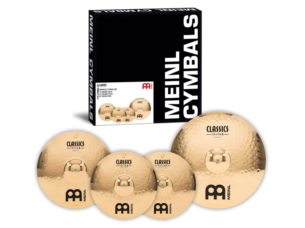 Meinl Classics Custom Brilliant 14H/16C/20R Cymbal Pack