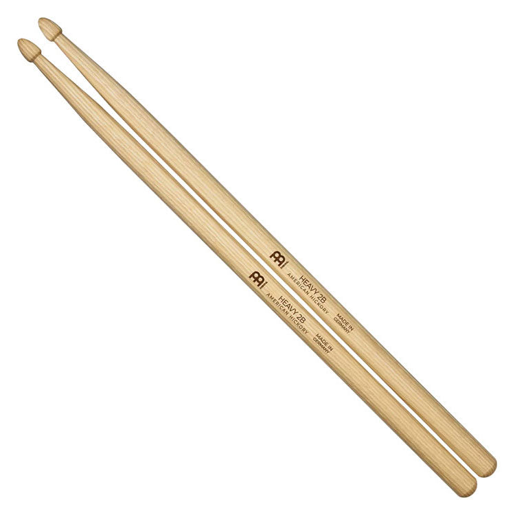 Meinl Hickory Heavy 2B Wood Tip Drum Sticks