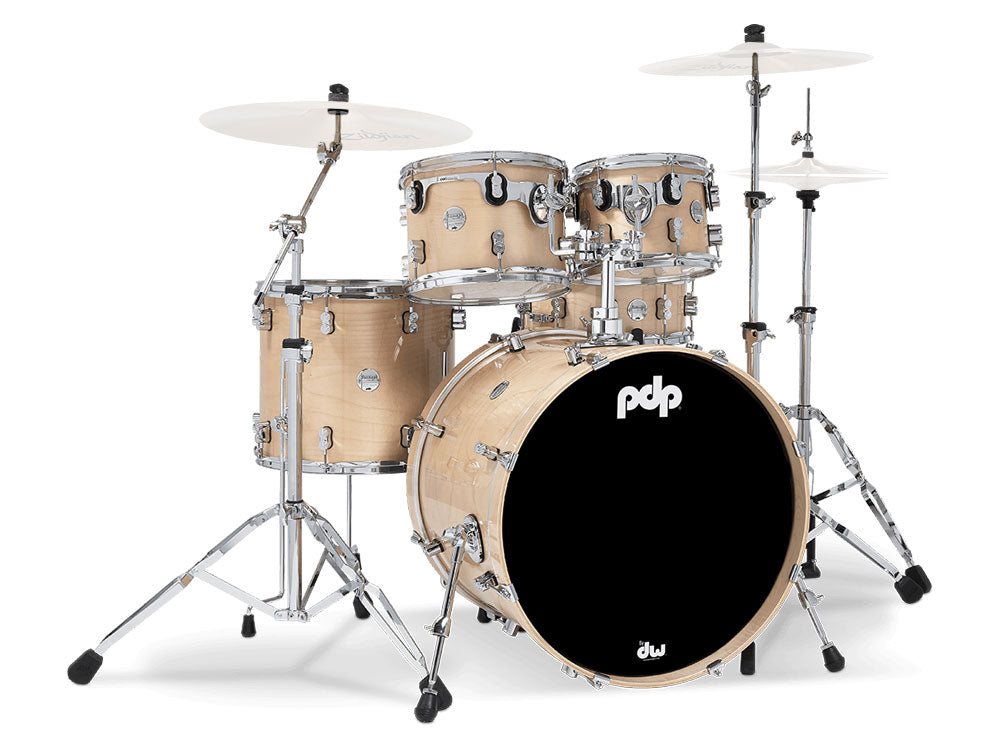 PDP Concept Maple 22" 5 Piece Drum Kit - Natural Lacquer