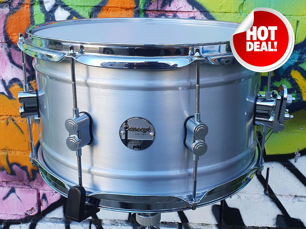 PDP Concept Series 14" x 8" Brushed Aluminum Snare Drum