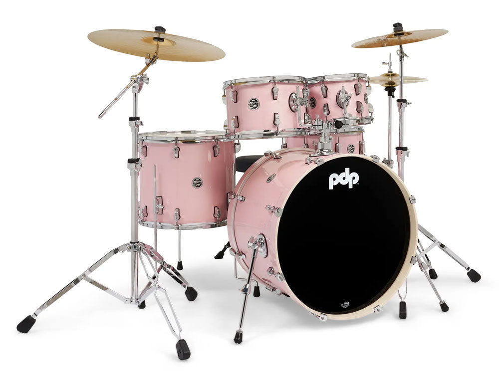 PDP Mainstage 22" 5 Piece Drum Kit - Pale Rose Sparkle
