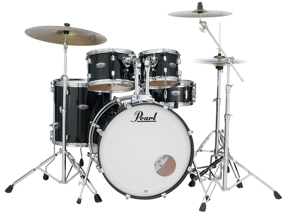 Pearl Decade Maple 22" Fusion Plus 5 Piece Drum Kit - Black Ice