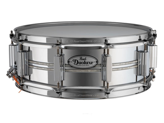 Pearl Duoluxe 14" x 5" Chrome Over Brass Snare Drum