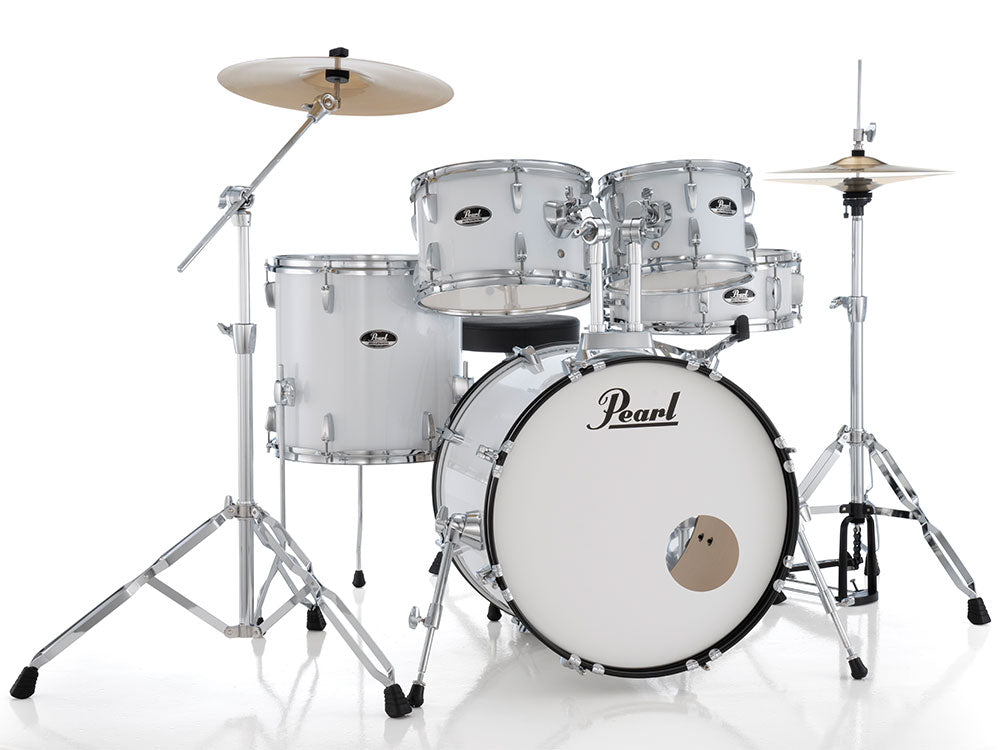 Pearl Roadshow 20" Fusion 5 Piece Drum Kit - Pure White