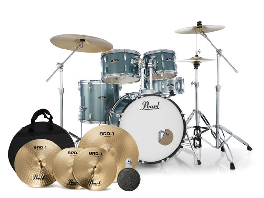 Pearl Roadshow Plus 22" Fusion Plus 5 Piece Drum Kit Bundle
