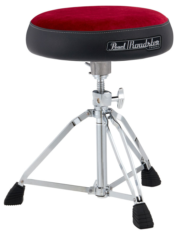 Pearl Roadster D1500 Cloth Top Drum Throne Red