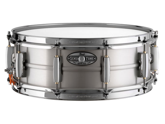Pearl Sensitone Heritage Alloy 14" x 5" Beaded Aluminum Snare Drum