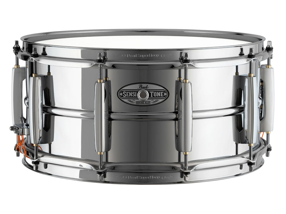 Pearl Sensitone Heritage Alloy 14" x 6.5" Beaded Steel Snare Drum