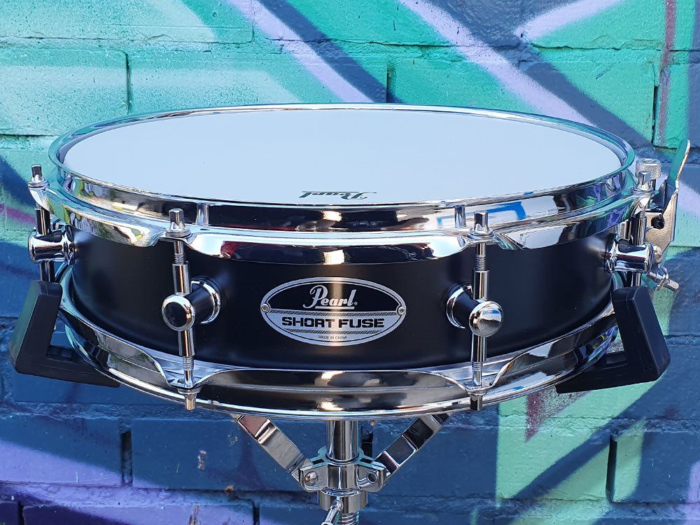 Pearl Short Fuse 13" x 3.5" Black Steel Piccolo Snare Drum