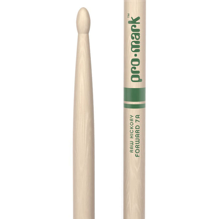 ProMark Classic Forward 7A Raw Hickory Wood Tip Drum Sticks