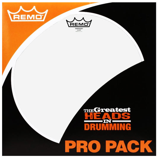Remo Emperor Clear Drumhead Pack + 14" Ambassador Coated