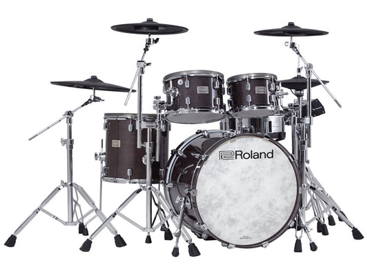 Roland VAD706 V-Drums Acoustic Design 5 Piece Electronic Drum Kit - Gloss Ebony