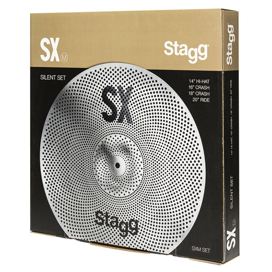 Stagg Cymbals SX Low Volume 14/16/18/20 Cymbal Pack