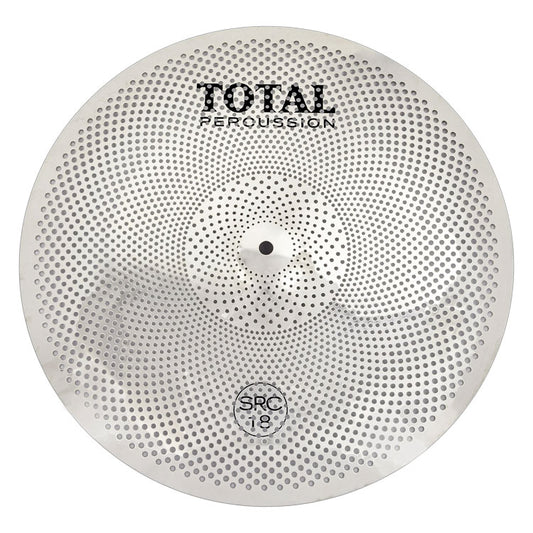 Total Percussion 18" Sound Reduction Crash Polished Silver