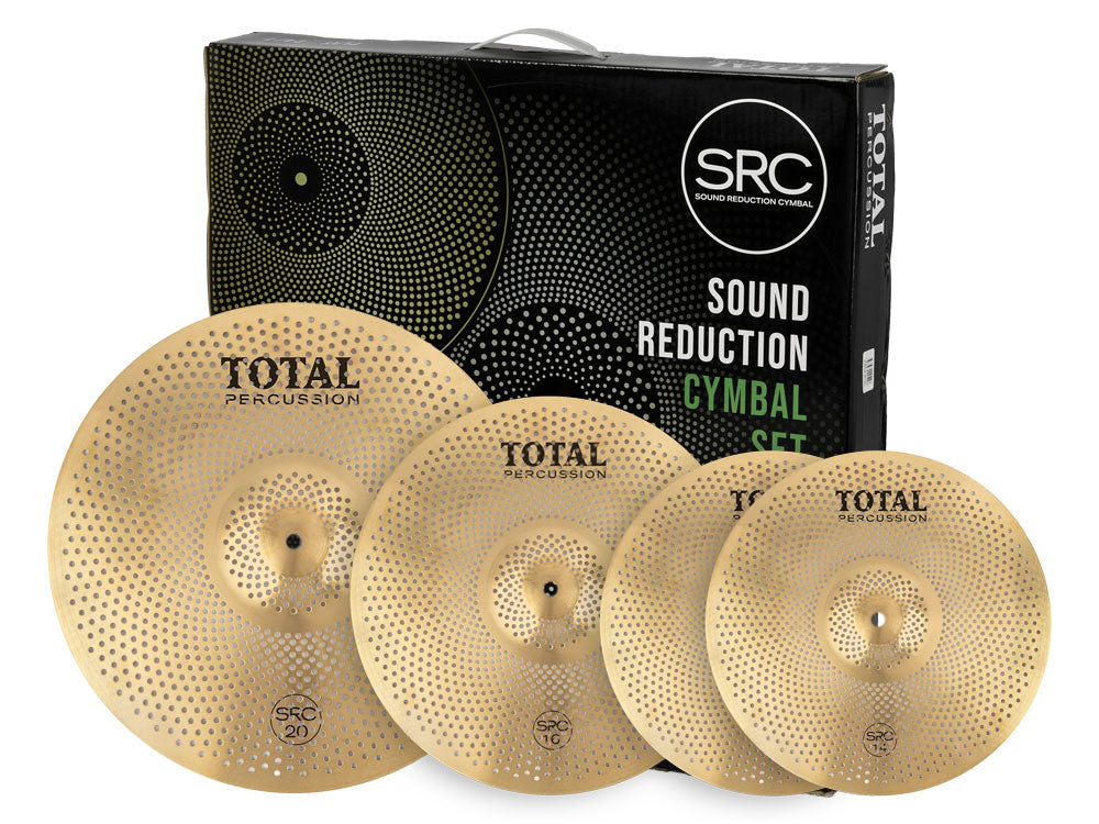 Total Percussion Low Volume 14H/16C/20R Cymbal Pack Matte Gold