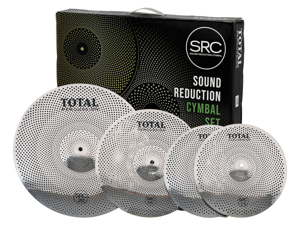 Total Percussion Low Volume 14H/16C/20R Cymbal Pack Polished Silver