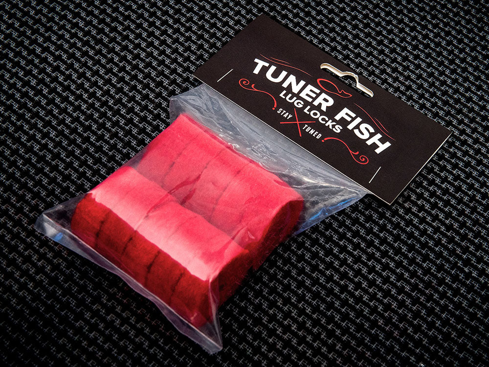 Tuner Fish Cymbal Felts Red 10 Pack