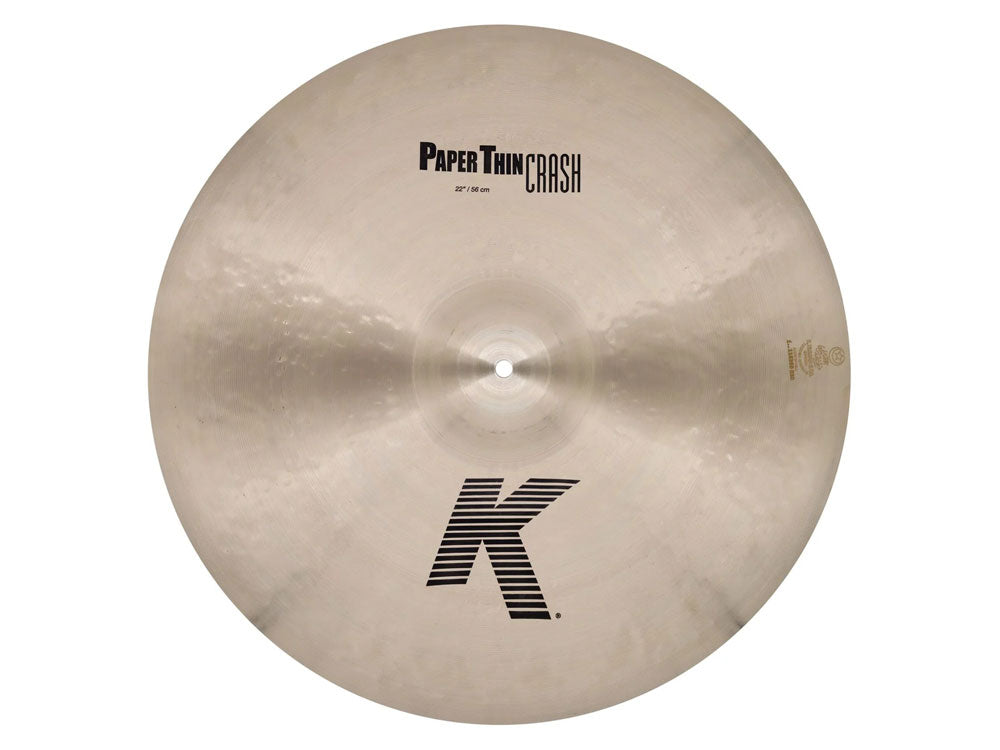 Zildjian 22" K Zildjian Paper Thin Crash Cymbal