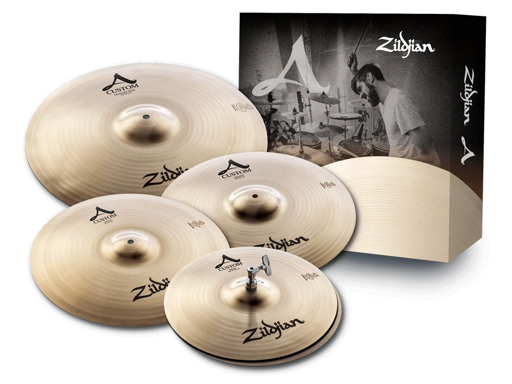 Zildjian A Custom 14H/16C/18C/20R Cymbal Pack
