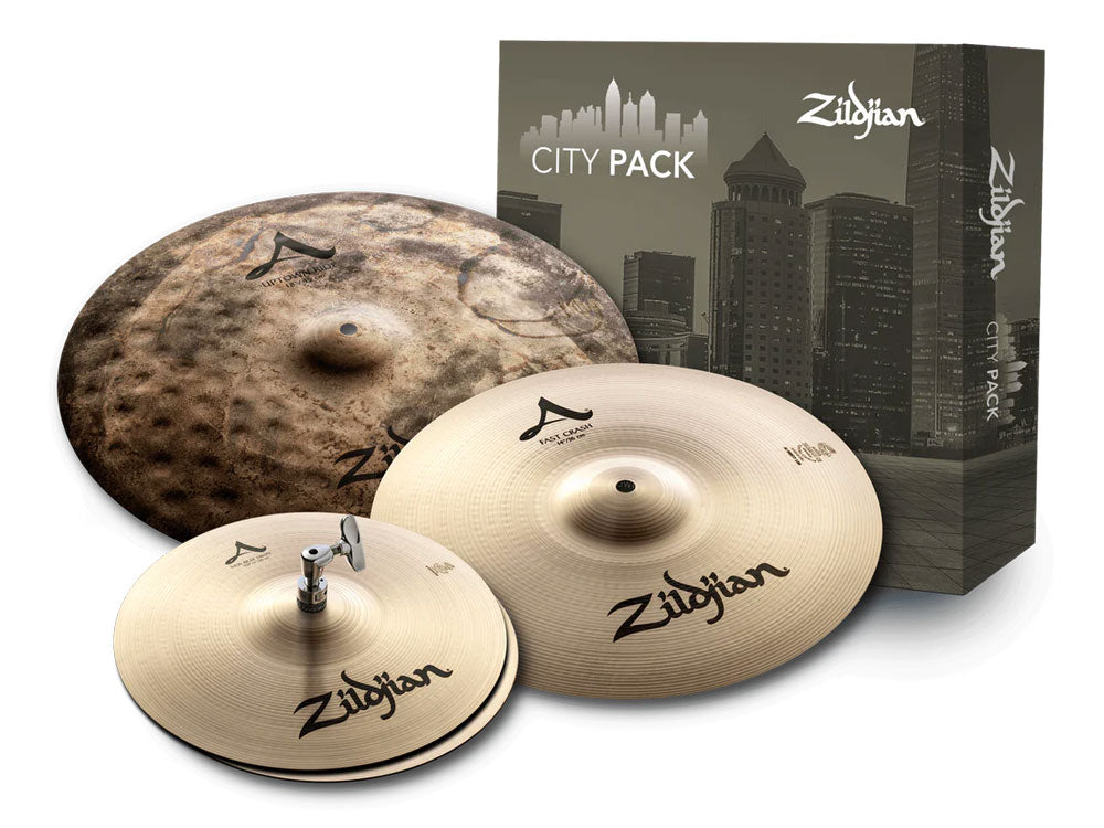 Zildjian A Zildjian City 12H/14C/18R Cymbal Pack