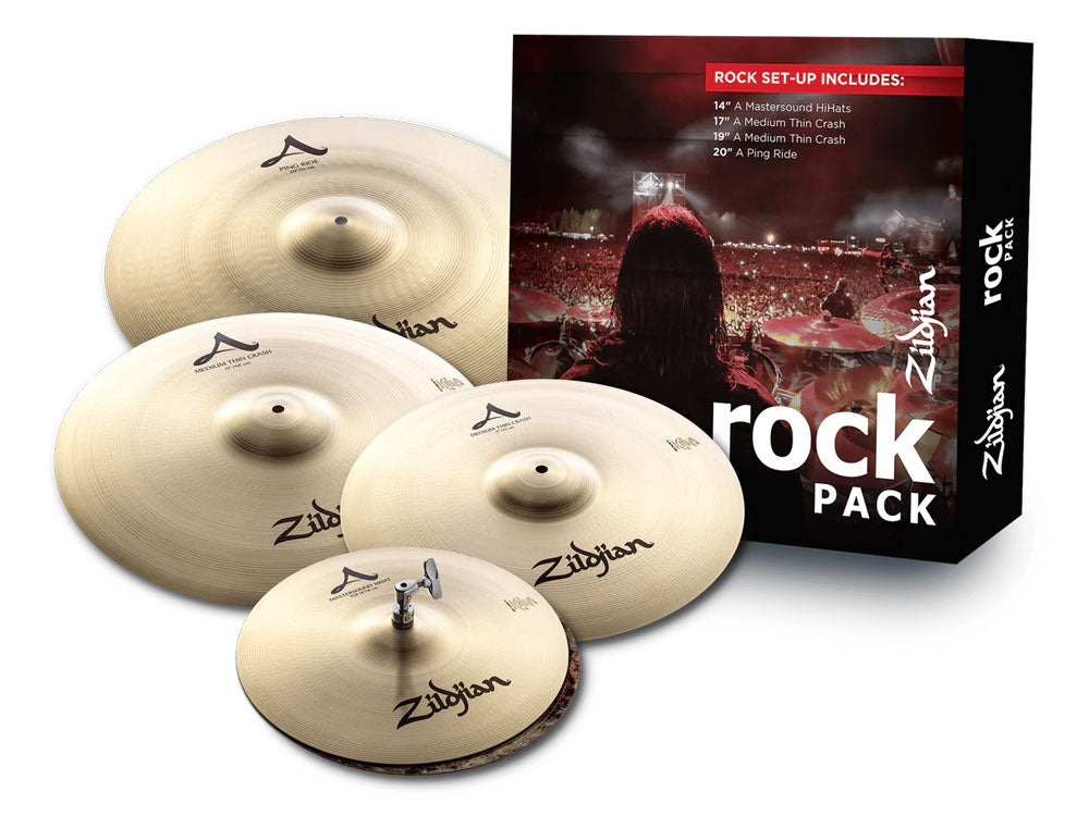 Zildjian A Zildjian Rock Cymbal Pack