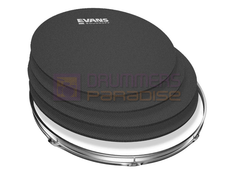 Evans SoundOff Mute Pack 12" 13" 16" Standard with 14" Snare