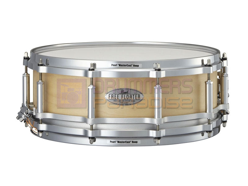 Pearl Free Floating 14 x 5 Maple Snare Drum – Drummers Paradise